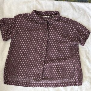 Toad&Co Plum Patterned Shirt